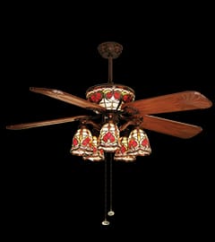 Tiffany – Vintage Wooden Ceiling Fan