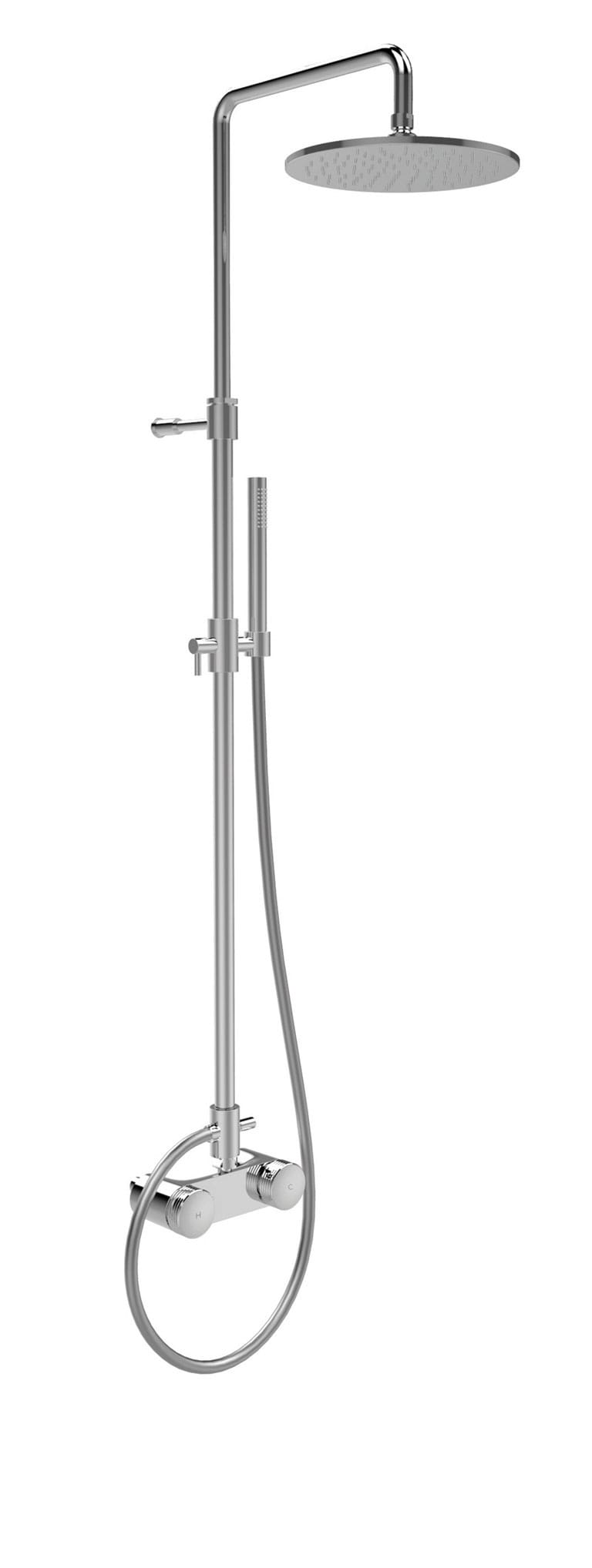 F5605/2 Exposed Shower Tap with Shower Column, Showerhead and Shower Set