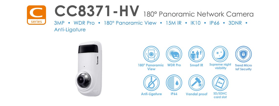 180° Panoramic Network Camera Cc8371-hv