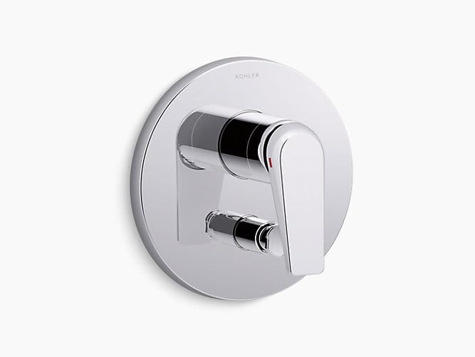 Avid Recessed bath & shower trim in polished chrome