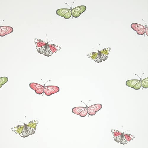 Butterfly Vintage Wallpaper Chintz