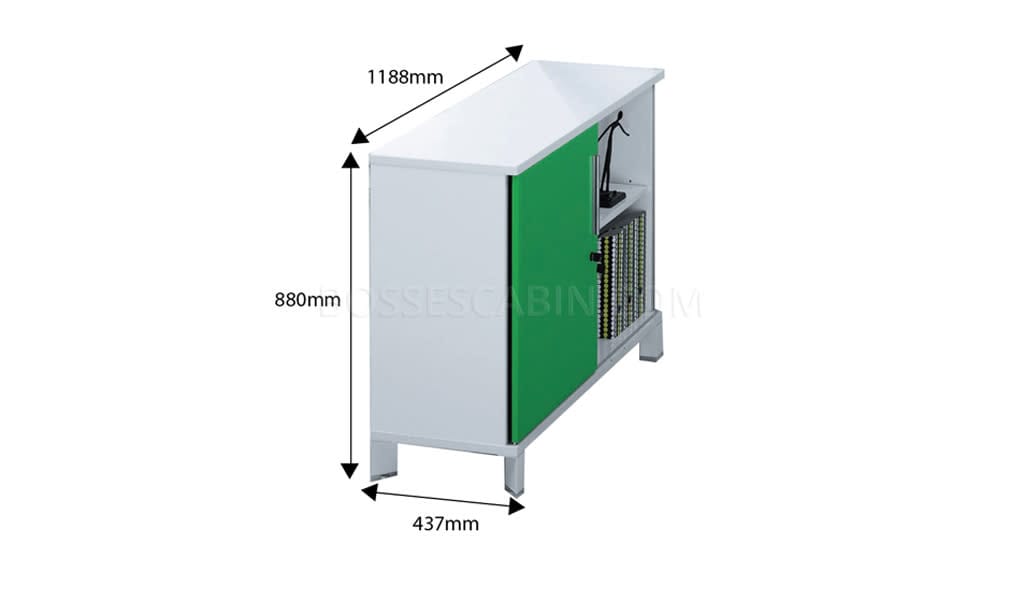 E-half Low Filing Cabinet - Bcsh-92