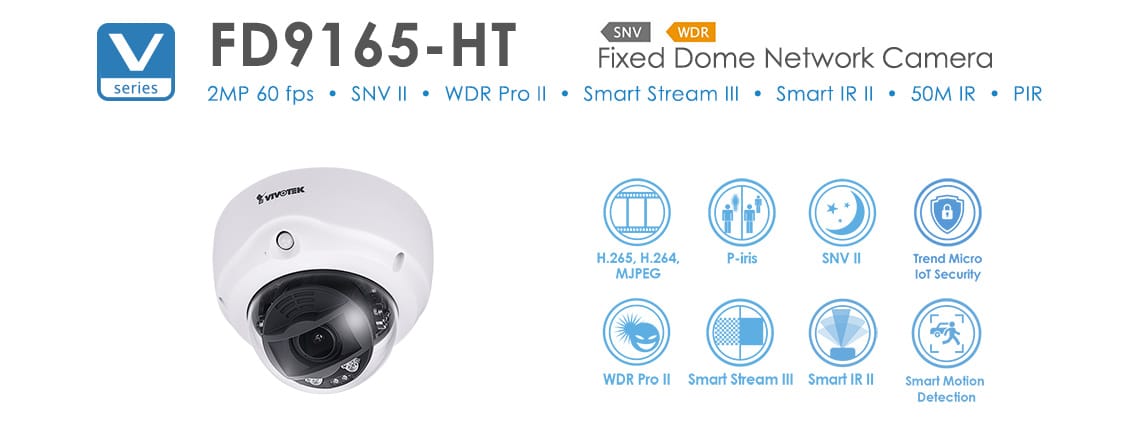 Fixed Dome Network Camera Fd9165-ht