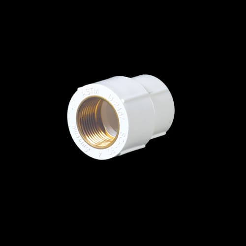 Aqua Gold Upvc High Pressure Plumbing System Female Threaded Adapter F.t.a. (brass)