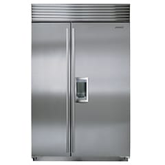 Side-by-Side Refrigerator Freezer With External Ice & Water Dispenser-ICBBI-48SD