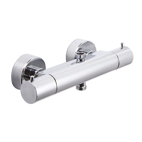 F4285/1 Exposed Thermostatic Shower Mixer without Shower Set with Metal Handles