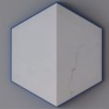 Hexagonal Monte 3D Tile NT6A