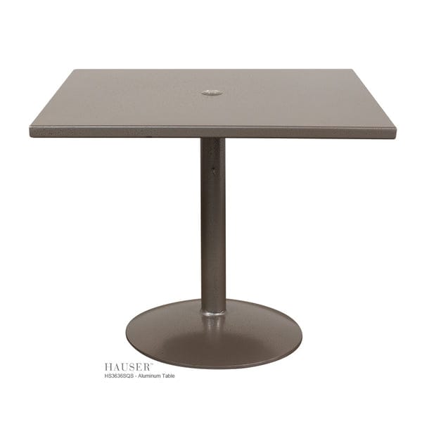 Solid Aluminum Table-HS3636SQS - Solid Aluminum Table