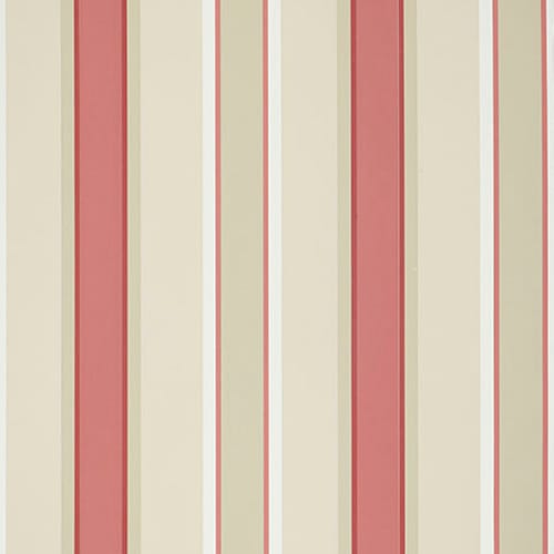 Linear Stripe Wallpaper Red Earth