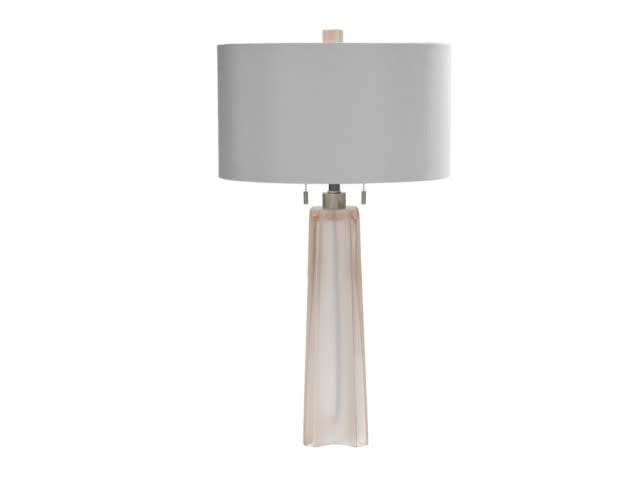 Quatrefoil Satin Lamp