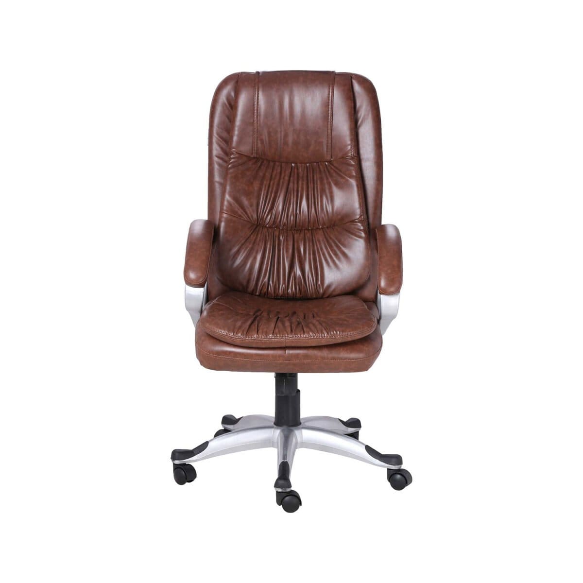 The Arruga Executive High Back Chair In Designer Dark Tan Color