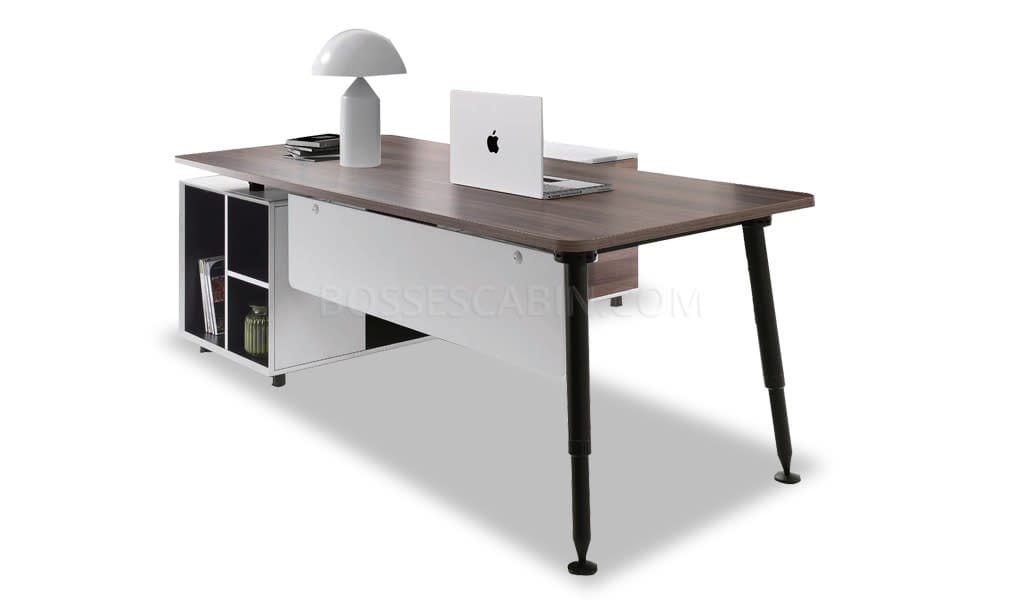 Anyways 6.5 Ft. Office Table With Side Cabinet - Bcta - 18 2.0