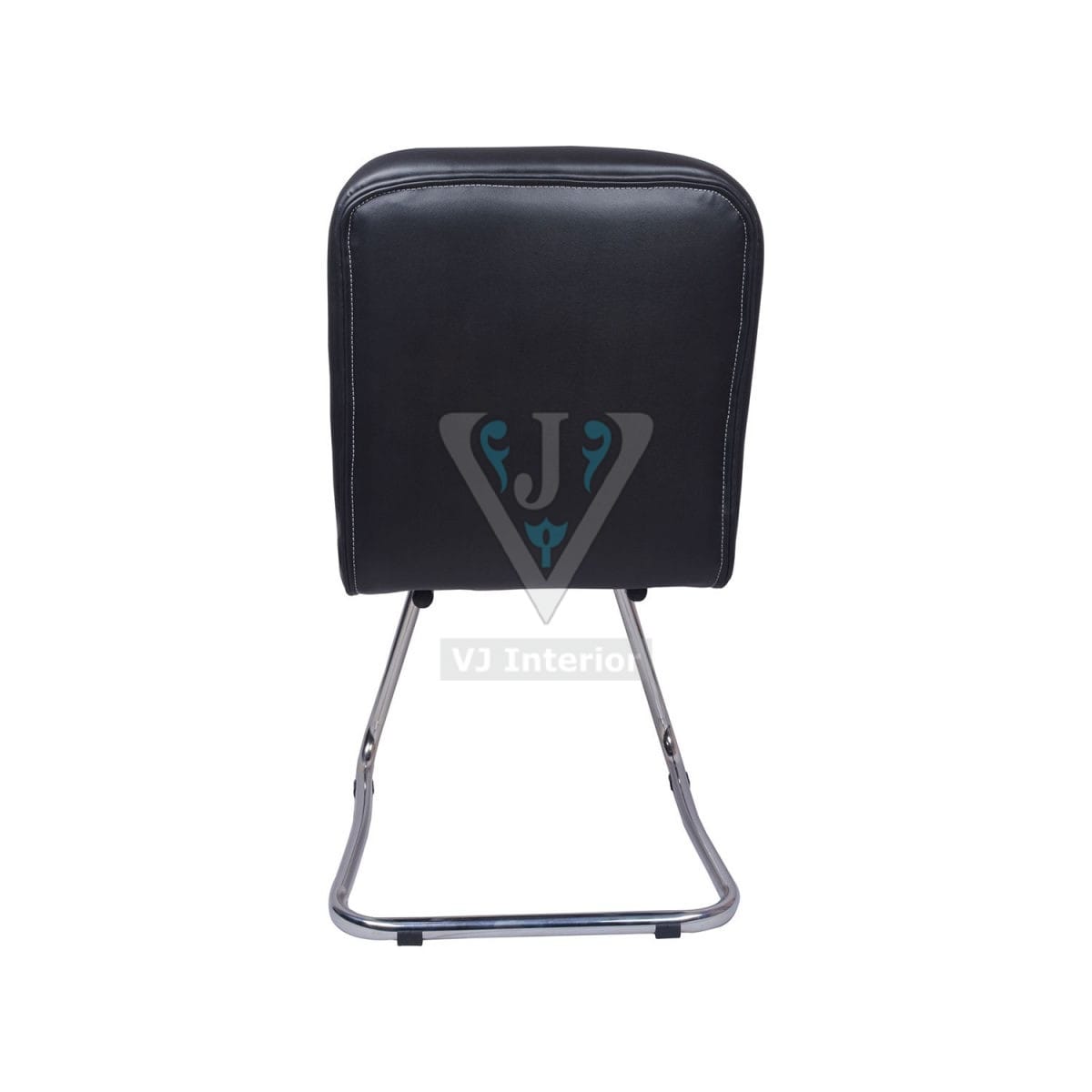 The Independencia Visitor Chair With Fix Frame In Black Color