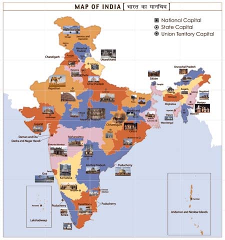 Mural Name-Map of India