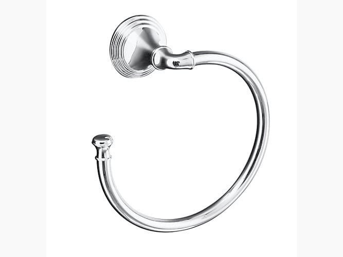 Devonshire Towel ring in polished chrome