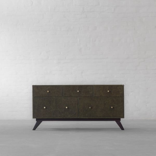 Colaba Leather Clad Chest of Drawers