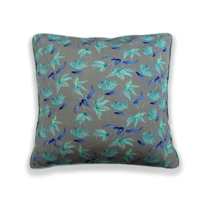 Floral Dreams / 124 Grey Aqua / Cushion Cover