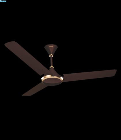 PACK OF 4 FLYNETIC DECORATIVE CEILING FANS   - 1200MM BROWN