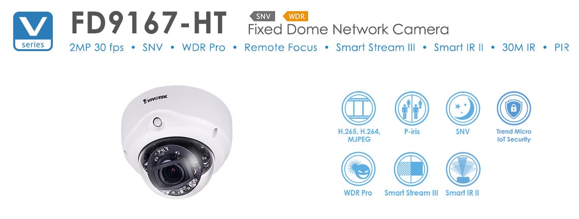 Fixed Dome Network Camera Fd9167-ht