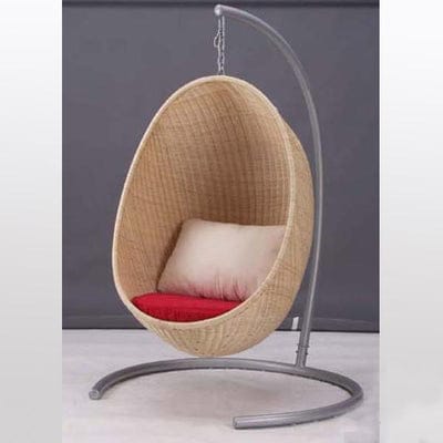 Outdoor Wicker - Swing With Stand - Shell