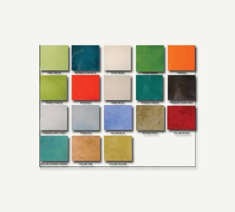 Ceramic Tiles Colors Chart