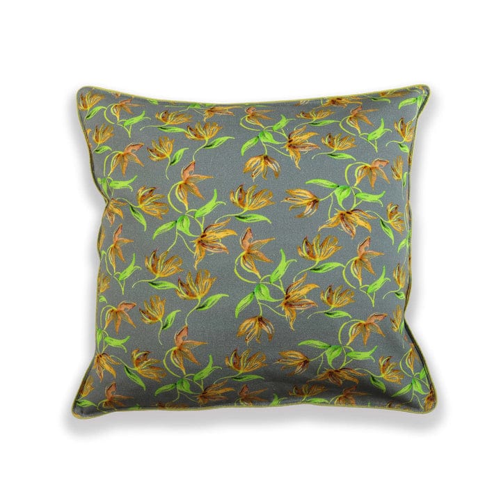 Floral Dreams / 124 Grey Yellow / Cushion Cover