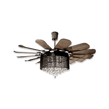 Venetian Black – Crystal Ceiling Fan