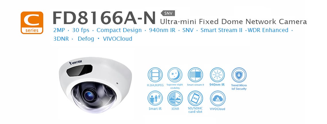 Fixed Dome Network Camera Fd8166a-n