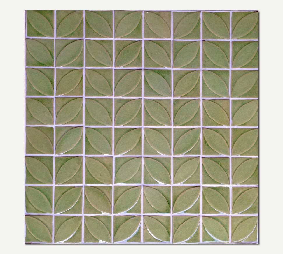 AZUL SERIES LEAF DESIGN LIME GREEN