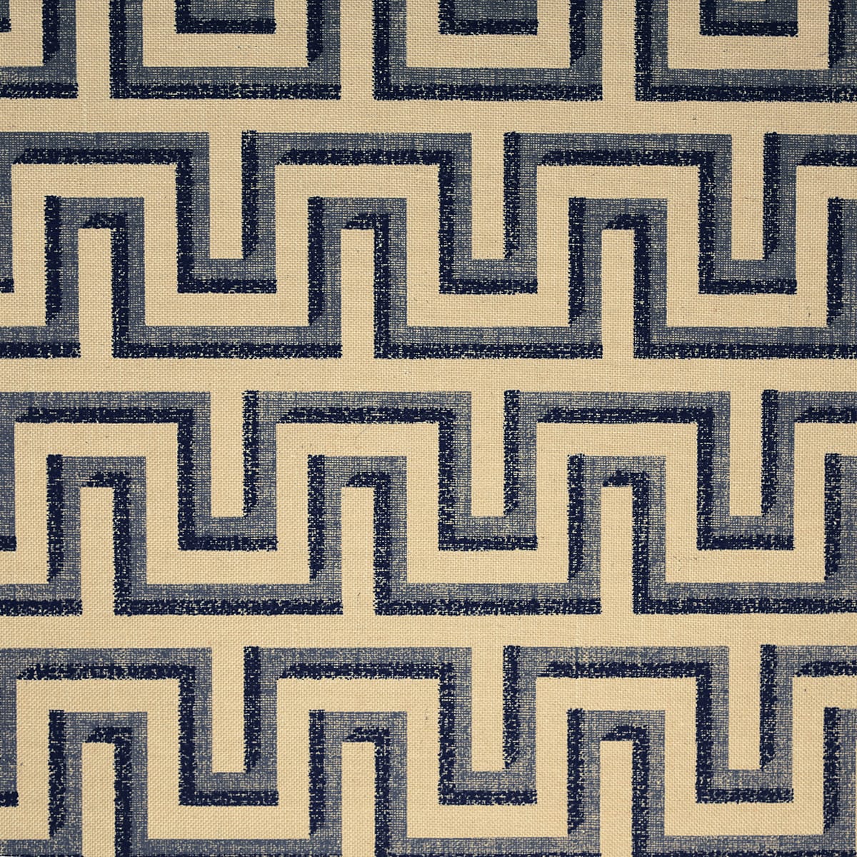 Archive/it's Greek To Me - Steel Blue And Midnight On Jute