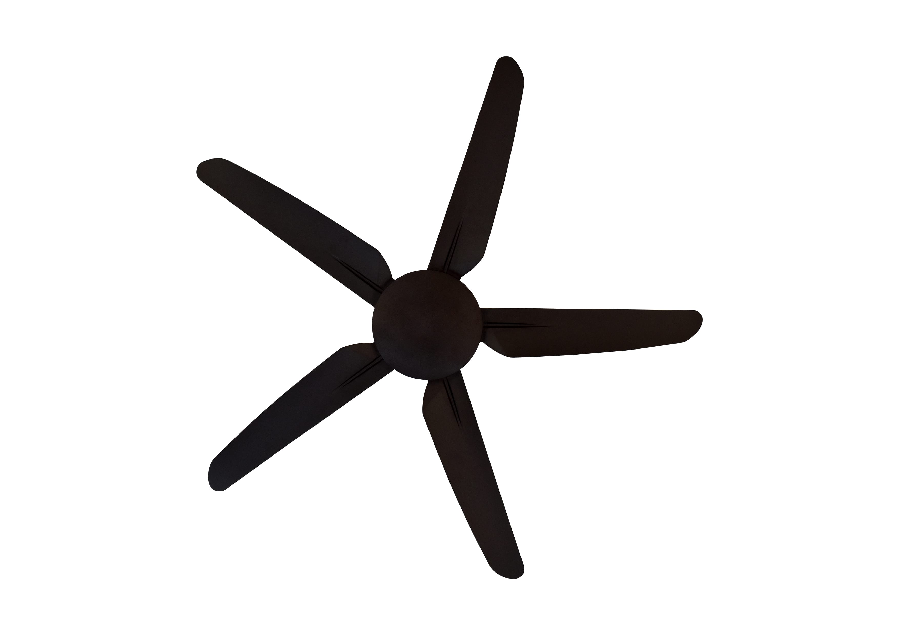 Race Brown -modern High Tech Ceiling Fan