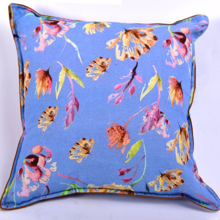 Floral Dreams / Ocean Blue 101 / Printed Cushion Cover