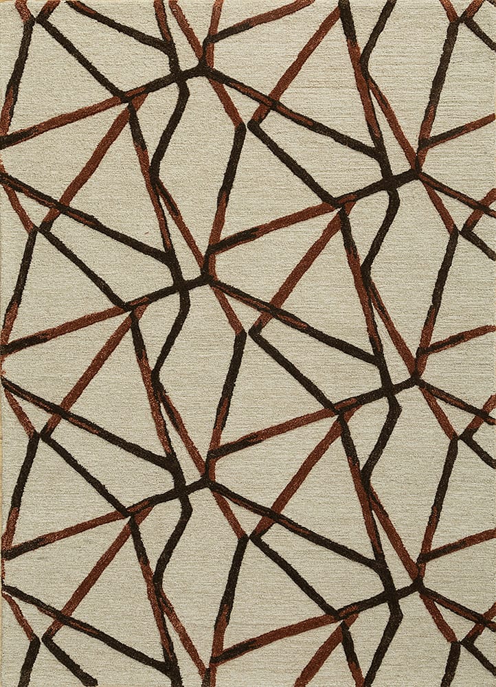 Alfreda Wool and Viscose Hand Tufted Rug RUG1089986