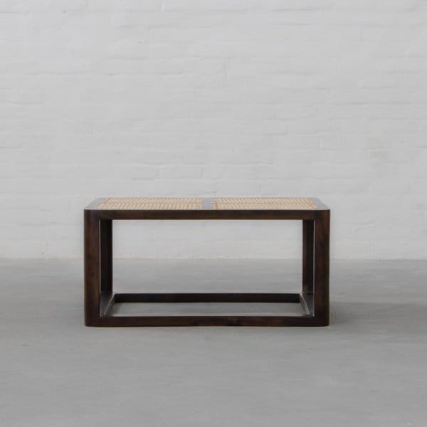 Auroville Section Rattan Coffee Table