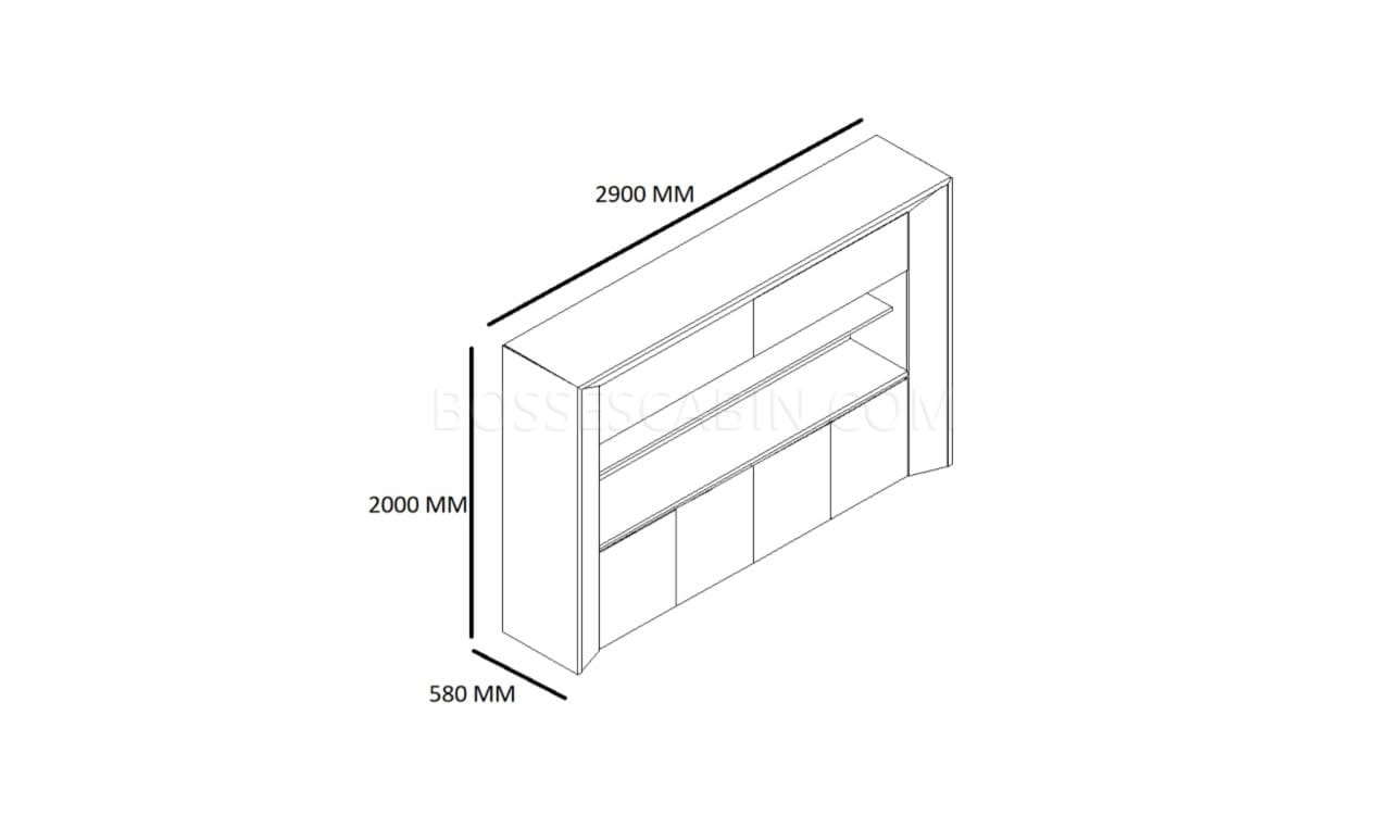 Status Office Cabinet & Book Case - Bcss-98