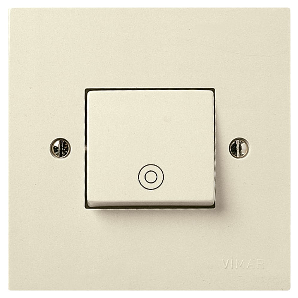 1P NO 10A push button ivory