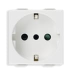 2P+E 16A P30 outlet white