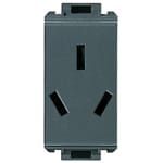 2P+E 10A Argentinian outlet grey