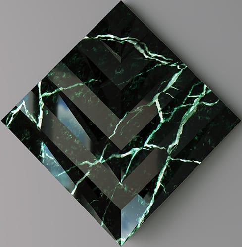 Rising Triangles 3D Tile NT9C