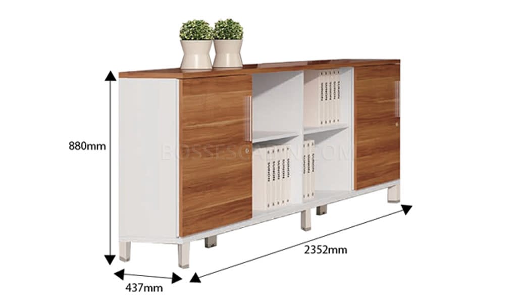 E-half Low Height Filing Cabinet - Bcsh-96 -1