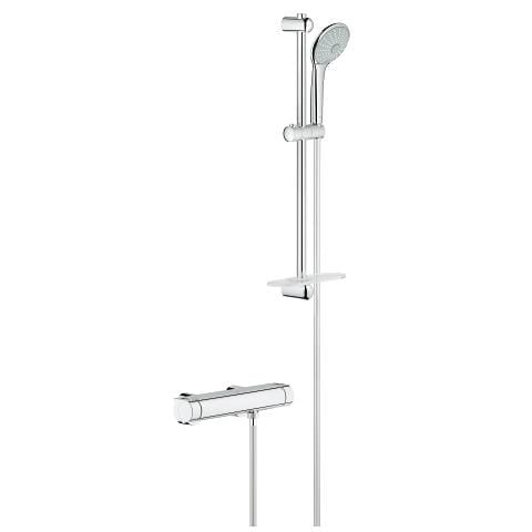 Grohtherm 2000 Thermostatic Shower Mixer 1/2 With Shower Set-34195001