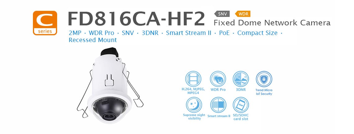 Fixed Dome Network Camera Fd816ca-hf2