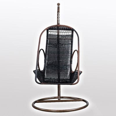 Outdoor Wicker Swing - Circle