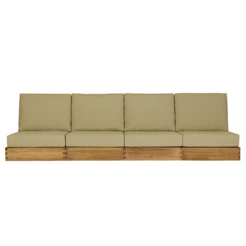 Poolside Armless Four-seat Sofa