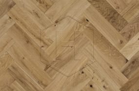 HW098 Gold Leaf European Oak Herringbone Rustic Grade 70mm x 280mm Solid Wood Flooring