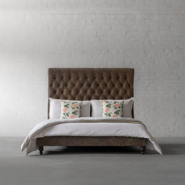 Chesterfield Leather Bed Collection 2