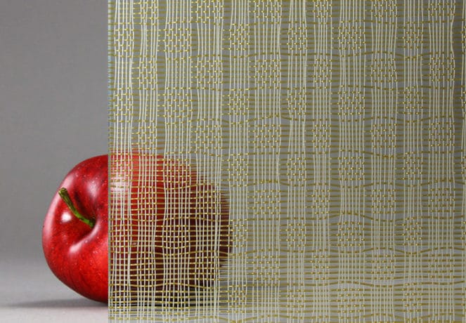 Gold Basketweave by Kova Laminated Architectural Glass