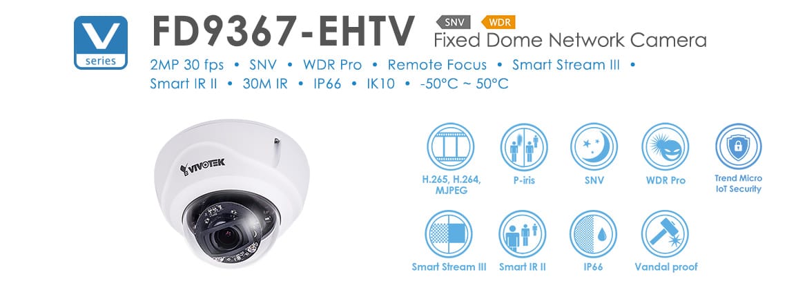 Fixed Dome Network Camera Fd9367-ehtv