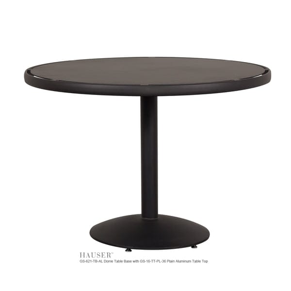 36" Dia Plain Saville Table-GS-621-TB-AL w/ GS-16-TT-PL-36