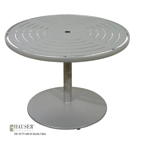 42 Round Saville Table-GS-16-TT-UM-42 w/ GS-622-TB-AL-UM